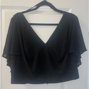Torrid- Womens Black, Crop Top!